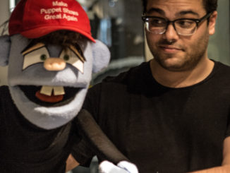 Proulx with his Puppet