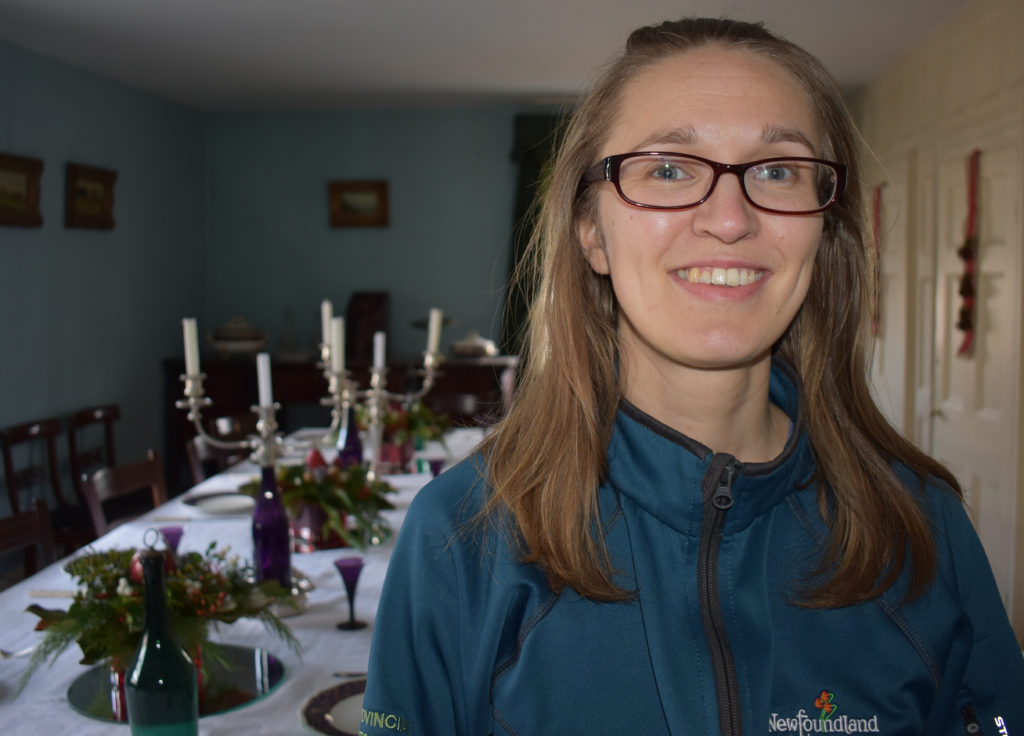 Eira Ducey is from Finland and has lived in Newfoundland for ten years now. This is her third Christmas at the Commissariat where she will be working in the kitchen. Melissa Wong/Kicker