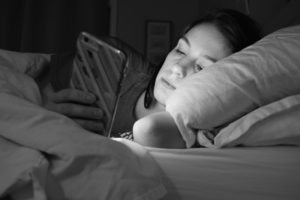 Putting away your screen even just an hour before you go to bed will make a difference in the quality of your sleep