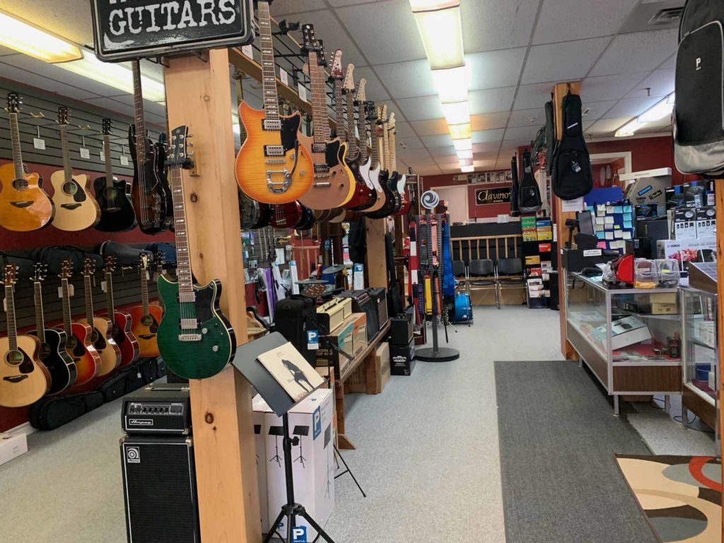 COVID-19 caused many businesses, like music stores, to close their doors. Music teachers at Gary Bennett Music in Corner Brook moved their lessons online. Supplied photo