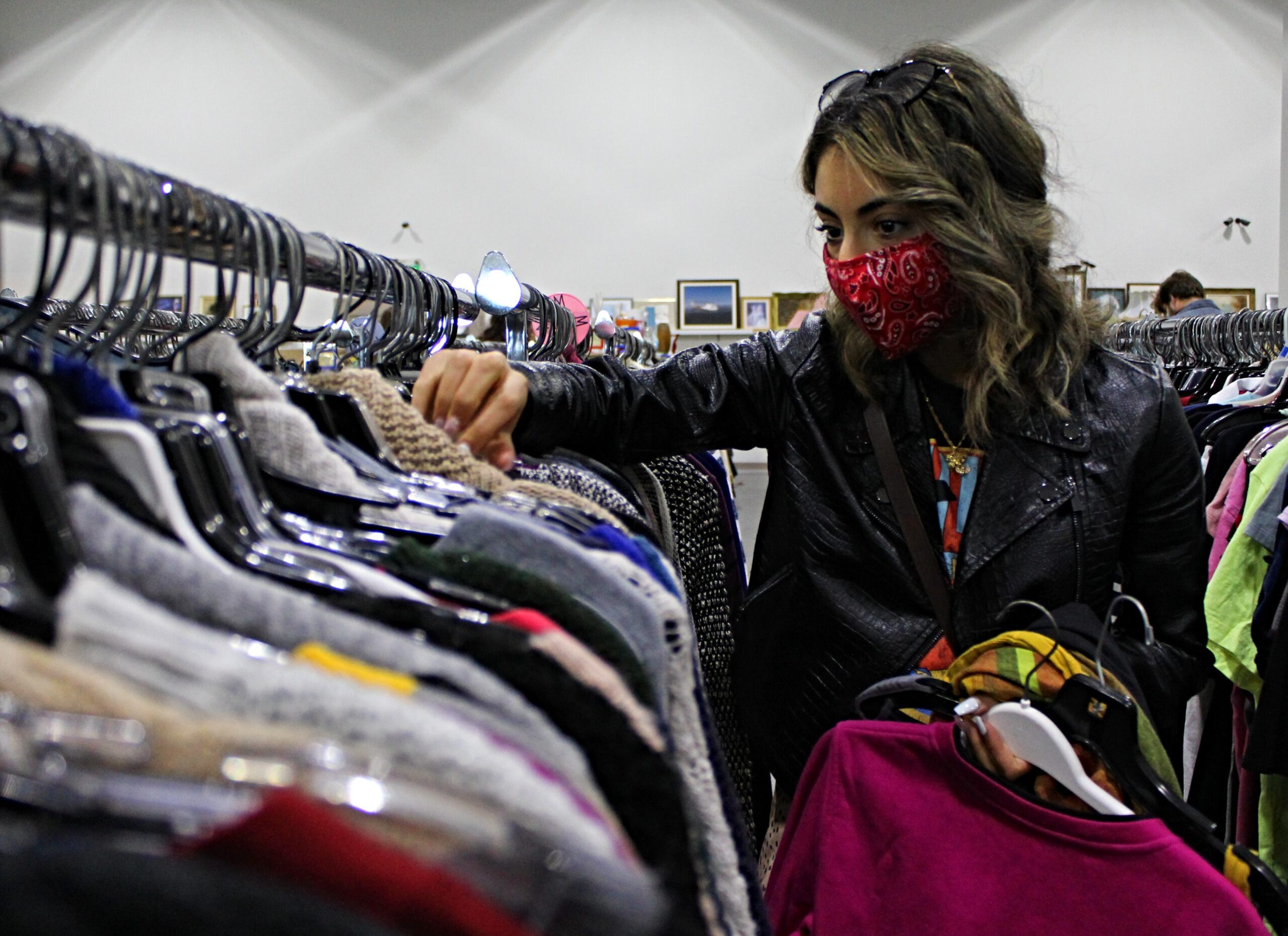 Marie Wasef started thrifting six years ago but has recently turned it into an online business. She spends hours a week picking apart local thrift stores hoping to find the right items to resell. Chantel Murrin/Kicker