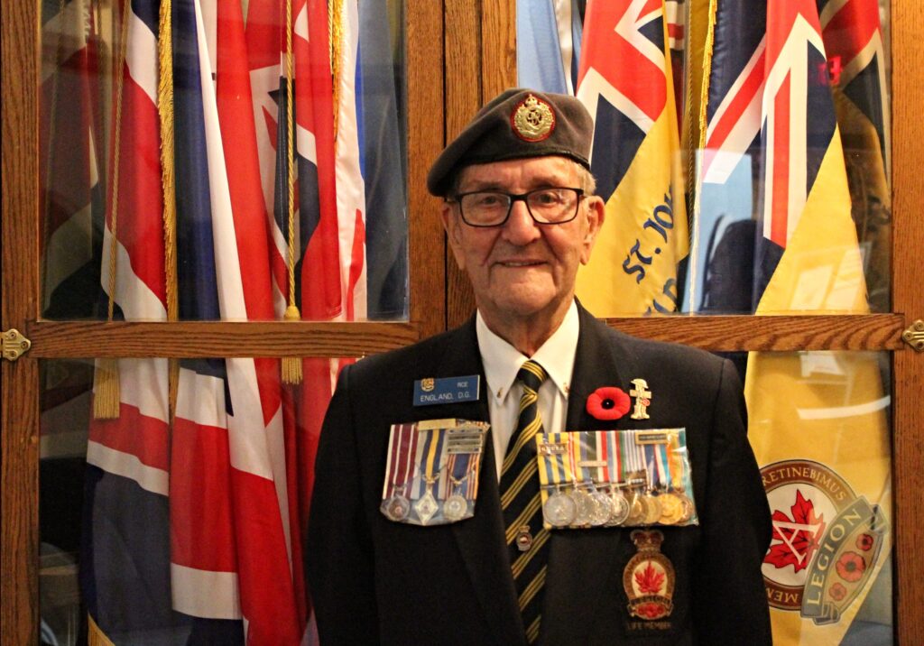 Doug England is a Korean-war veteran and was one of the original members of the Korean-war veterans association in Newfoundland back in the 1960s. He says there's only three or four of them alive today. Chantel Murrin/Kicker