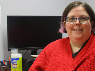 Thrive individual support coordinator Laura Parsons helps people from this office all week long.