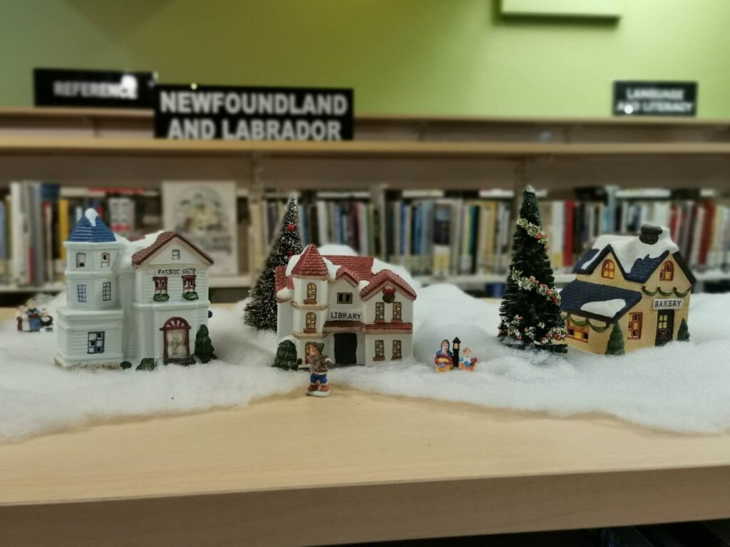 Miniature winter wonderland on display at the A.C. Hunter Public Library. ️Bookapalooza celebrates Newfoundland & Labrador's literary scene, connecting authors, readers, and community through a book sale. Mohammad Fuaz Khan/Kicker