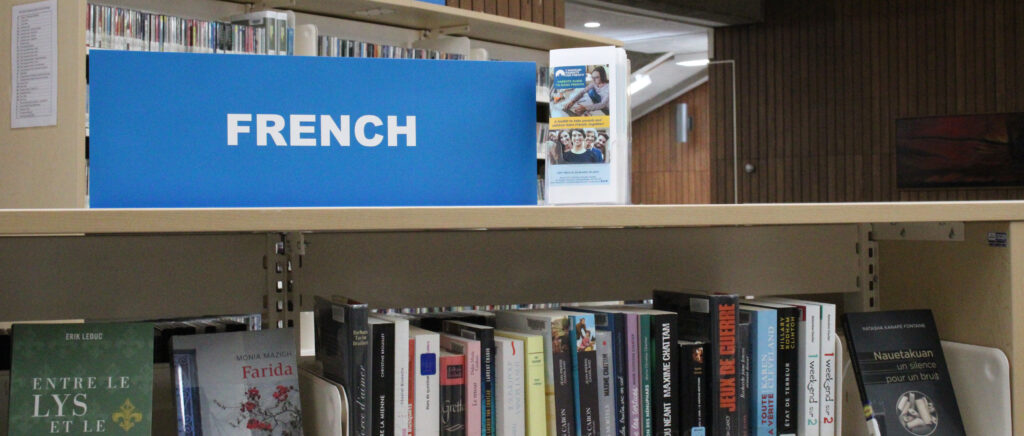 Coline Tisserand, the French specialist at the A.C. Hunter library said that the goal is not only to offer more resources in French, but also expand the catalogue of French books at the library.