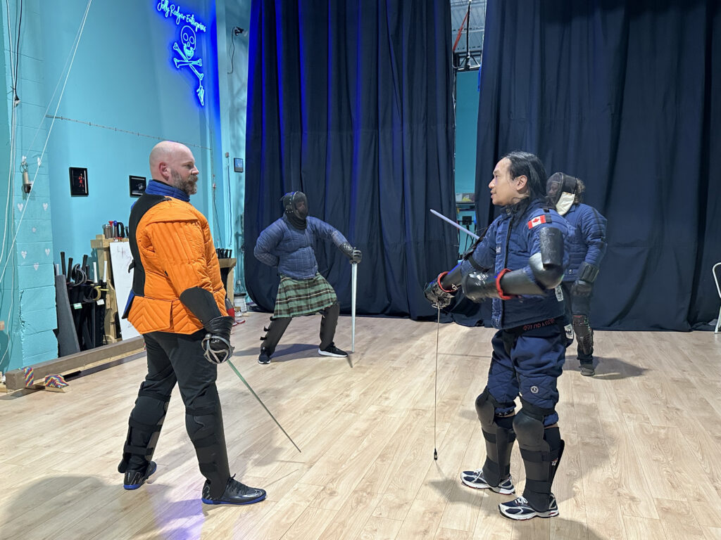 Instructors at the Terra Nova School of Swords in St. John's demonstrate historical European swordplay, keeping an ancient martial art alive and thriving. Students learn and practice in an environment that honors tradition and fosters martial skill. Aditya/Kicker
