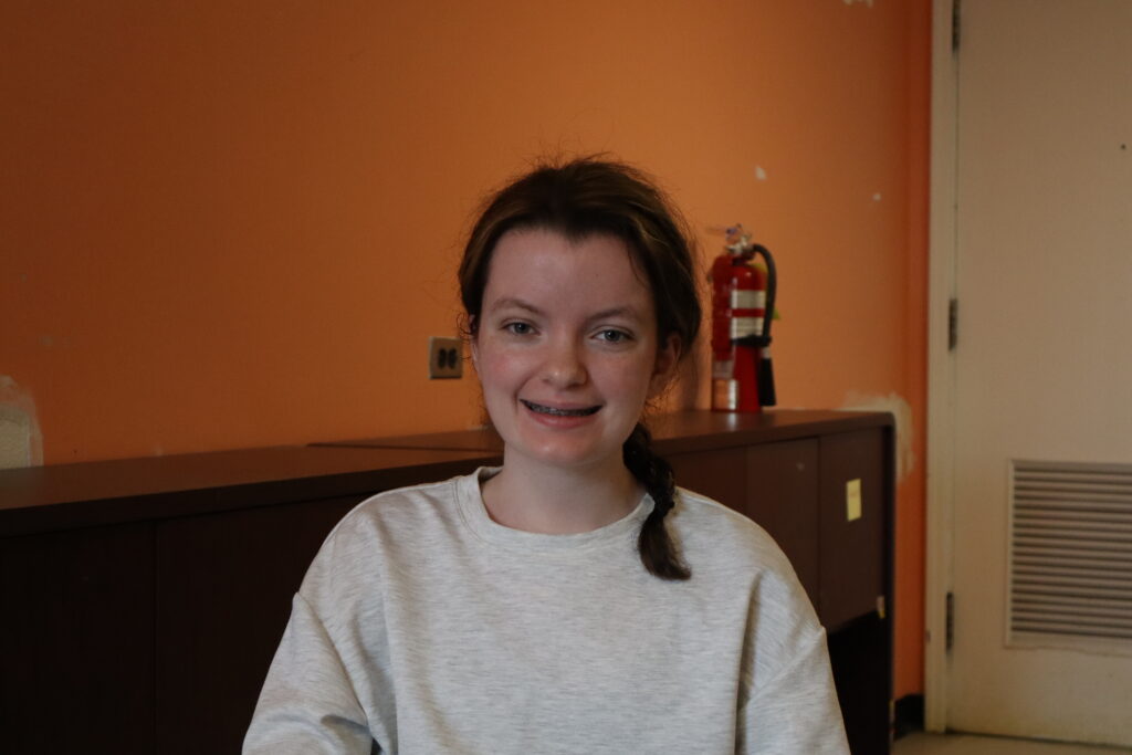 Image show Memorial university student Cassandra McGrath.