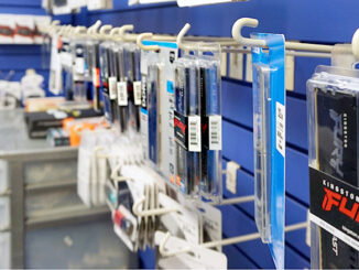 RAM kits sit on a sparsely populated shelf inside Boom IT in St. John's