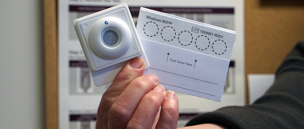 Point of care and dried blood spot tests are the two types of STI test that were available during the APPROACH study.